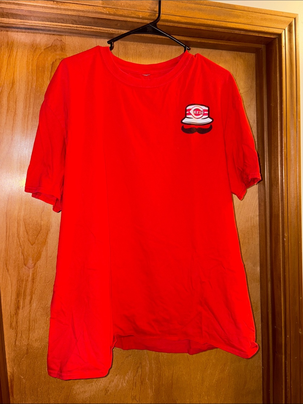 Fanatics Red Short Sleeve Tee with Small Logo